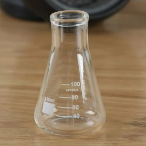 Conical Flask Borosilicate Glass, Brand Name : Satmed