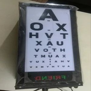 Mild Steel & Fibre Four Side Eye Testing Vision Drum