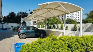 Waterproof Car Parking Tensile Structure Customized