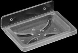 Plastic ABS Single Square Soap Dish
