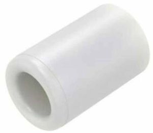 Polished Plastic Nylon Door Silencer, Color : White