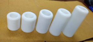 Polished Plastic PVC Door Silencer, Color : White