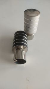 Round Stainless Steel Curtain Bracket, Color : Silver