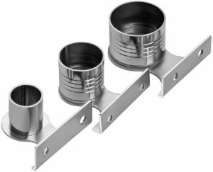 Stainless Steel SS Council Band Socket, Color : Silver