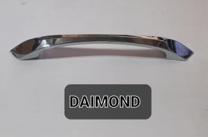 Zinc Alloy Diamond Cabinet Handle, Color : Silver