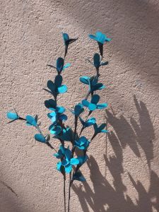 Sola Wood Handmade Artificial Flower With Stem, Color : Multi Color