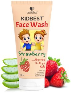 Healthbest Organic Strawberry Natural Kids Face Wash
