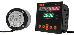Aluminum Digital Oval Gear Flow Meter, Brand Name : Myko Multisizes