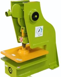 Mild Steel Manual Slipper Making Machine, Color : Green, Yellow