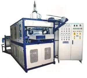 Mild Steel Automatic Plastic Glass Making Machine, Voltage : 220V
