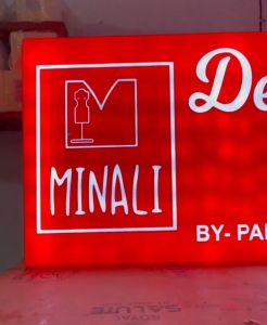 Acrylic LED Sign Board, Shape : Rectangular for Advertisement