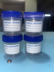 Plastic 50 Ml Sterile Urine Container