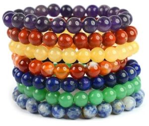 Gemstone Bracelet for Positive Energy, Color : Multicolored