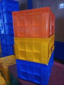 Plain Plastic Fish Box, Color : Grey, White