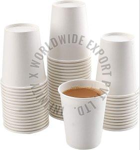 Plain 180ml Disposable Paper Cup, Color : White