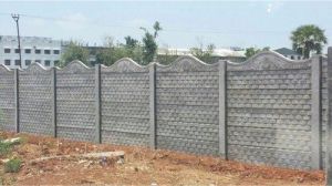 Concrete Readymade Boundary Wall, Color : Grey