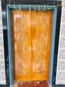 84 Inch Teak Wood Door