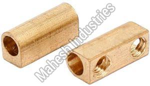 Brass Electrical Connector, Color : Golden