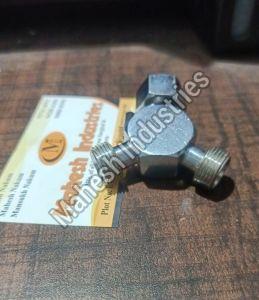 Stainless Steel Twin BPC Y Connector, Color : Silver