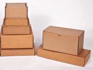 Cardboard E Commerce Packaging Box, Color : Brown