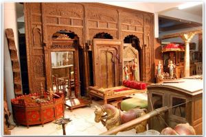 Traditional Hand Carved Wooden Temple