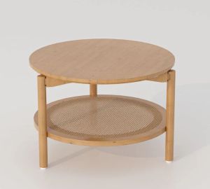 Plain Polished Sheesham Wooden Coffee Table Standard for Living Room