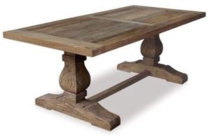Polished Sheesham Plain Wooden Rectangle Table Standard