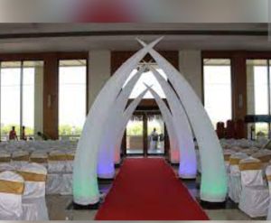 Polished Elephant Tusk Entry Gate