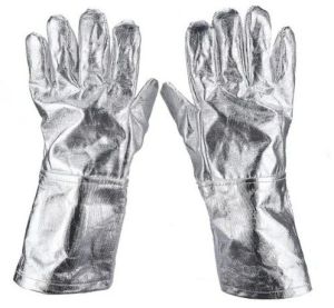 Nylon Flame Retardant Gloves, Color : Grey Standard for Industrial