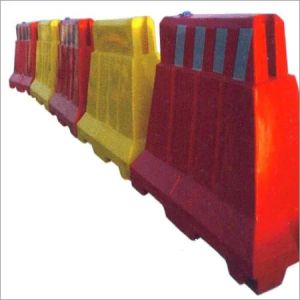 Plastic Plain Road Barriers for Traffic Control