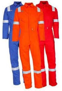 Aramid Fabric Plain Safety Coveralls Standard for Industrial