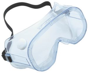 Polycarbonate Lens PVC Frame Safety Goggles, Color : Transparent