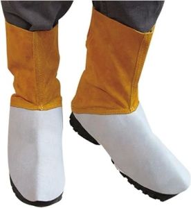 Plain Leather Safety Leg Guards Standard