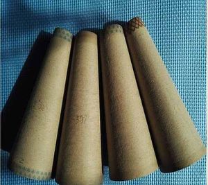Eco-friendly Paper Yarn Cone, Color : Brown ( Base )