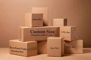 Cardboard Offset Printed Packing Box, Color : Brown
