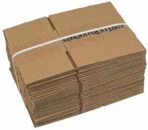 Cardboard Packaging Grade Corrugated Sheet, Color : Brown