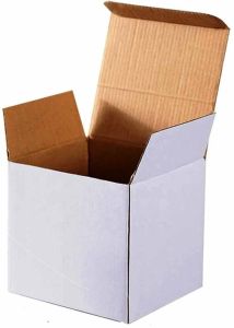 White Corrugated Packing Box for Shipping Storage
