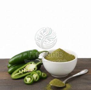 Green Spray Dried Jalapeno Chilli Powder, Shelf Life : 12 Months