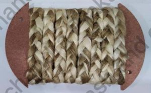 Grey Mélange Jute Three Strand Decorative Braid Rope