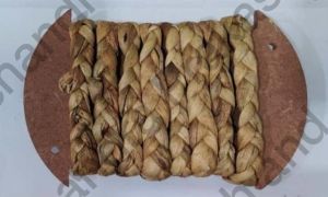 Three Ply Water Hyacinth Braided Fiber, Color : Natural