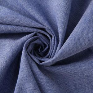 Plain Pure Cotton Chambray Fabric, Color : Multicolor