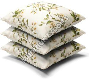 Cotton Printed Cushion Cover for Car, Living Room, Bedroom, Etc.