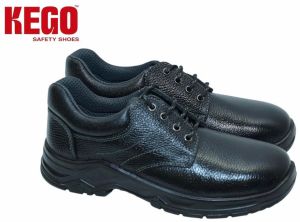 Kego KG-PUL-1006 Black Barton Leather PU Safety Shoes