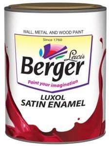 4L Berger Luxol Satin Enamel Wooden Paint