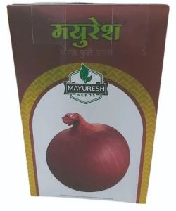 500gm Phule Samarth Red Onion Seeds, Brand Name : Mayuresh