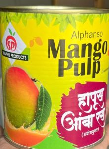 Alphonso Mango Pulp Can - 500 Gm and 850 Gm