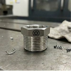 1inch Stainless Steel Hex Head Bushing Reducer (SS316) - 1 Inch Male X Female