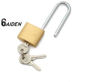 Aiden Long Shackle 40mm Brass Heavy Duty Padlock For Home Safety