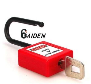 Plain Non Polish Metal Aiden Nylon Safety Lockout Padlocks