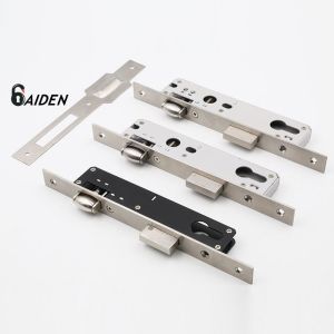 Chrome Plated Aiden Stainless Steel Mortise Door Lock, Color : Silver